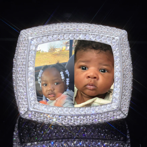 3D CUSTOM PICTURE ICED RING