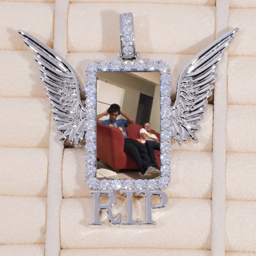 RIP WING 3D CUSTOM PICTURE PENDANT