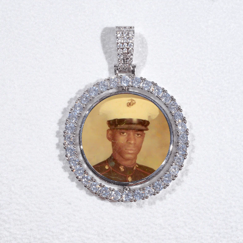 3D Spinning 2-Faced Custom Picture Pendant