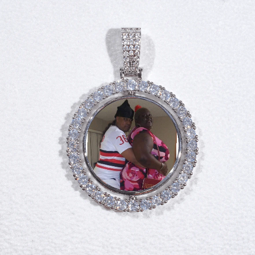 3D Spinning 2-Faced Custom Picture Pendant