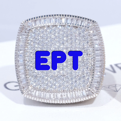 CUSTOM LETTER 3D ICED RING