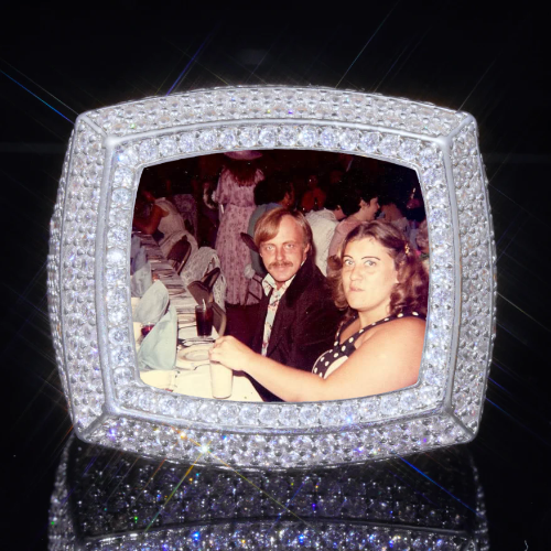 3D CUSTOM PICTURE ICED RING