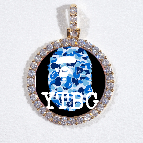 3D CIRCLE CUSTOM PICTURE PENDANT SMALL SIZE