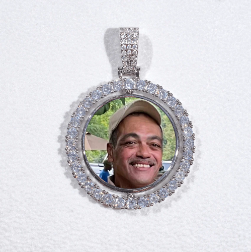 3D Spinning 2-Faced Custom Picture Pendant