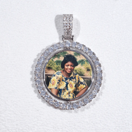 3D Spinning 2-Faced Custom Picture Pendant