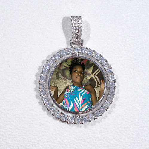 3D Spinning 2-Faced Custom Picture Pendant