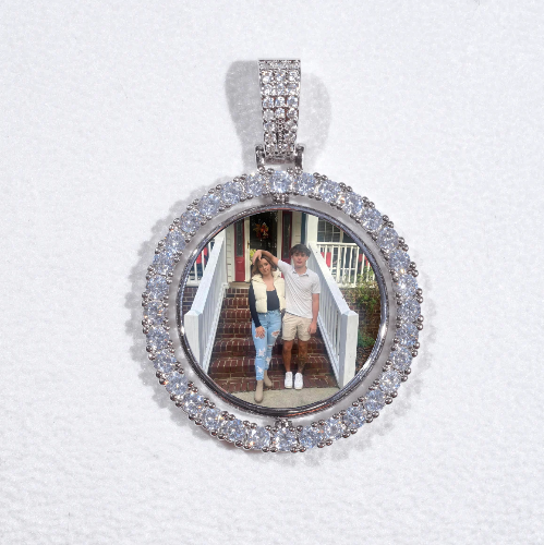 3D Spinning 2-Faced Custom Picture Pendant