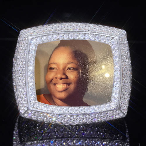 3D CUSTOM PICTURE ICED RING