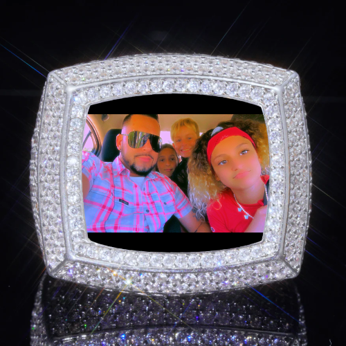 3D CUSTOM PICTURE ICED RING