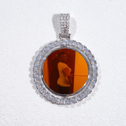 3D Spinning 2-Faced Custom Picture Pendant