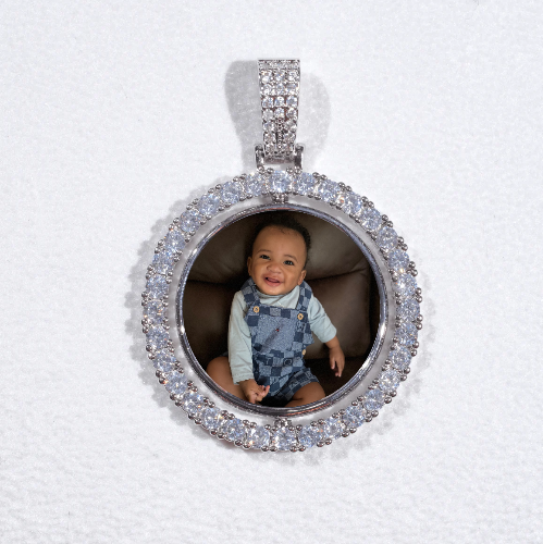 3D Spinning 2-Faced Custom Picture Pendant