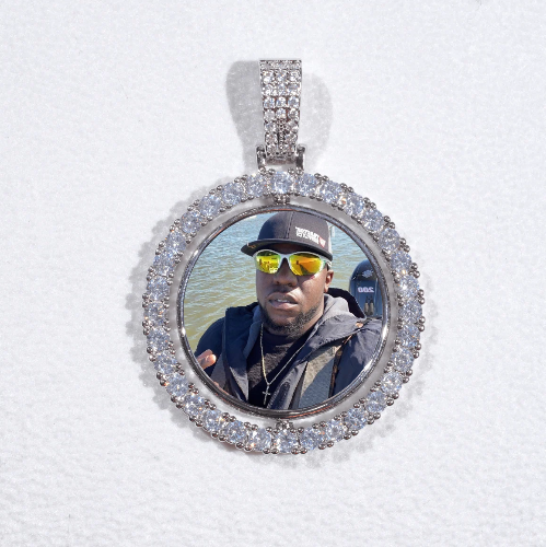 3D Spinning 2-Faced Custom Picture Pendant