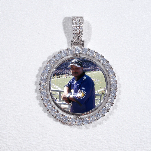 3D Spinning 2-Faced Custom Picture Pendant