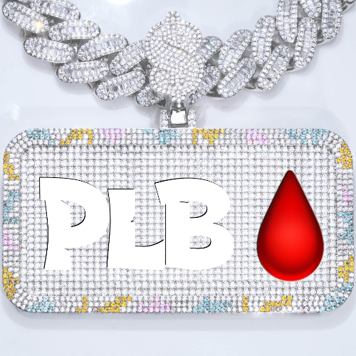 CUSTOM LETTER NECKLACE 3D COLORFUL SQUARE