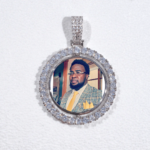 3D Spinning 2-Faced Custom Picture Pendant