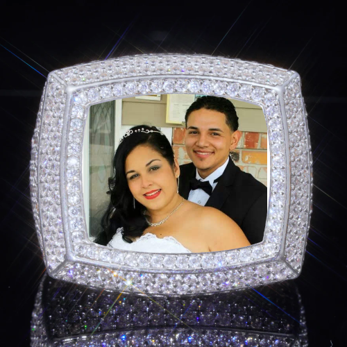 3D CUSTOM PICTURE ICED RING