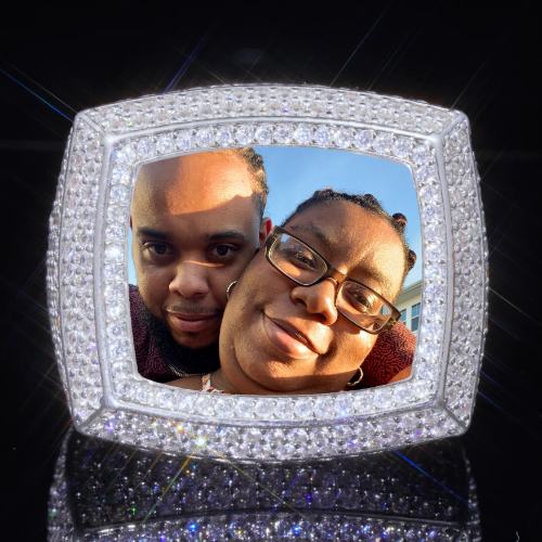 3D CUSTOM PICTURE ICED RING