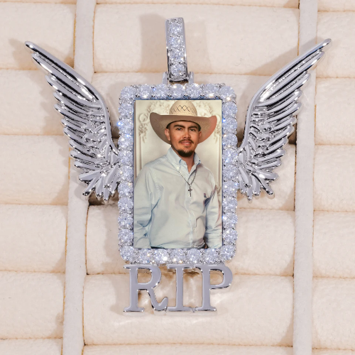 RIP WING 3D CUSTOM PICTURE PENDANT