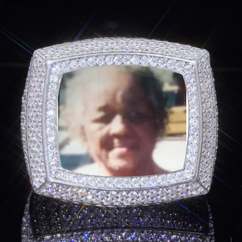 3D CUSTOM PICTURE ICED RING