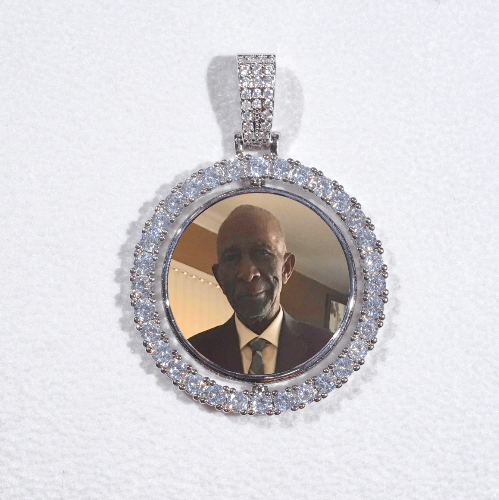 3D Spinning 2-Faced Custom Picture Pendant