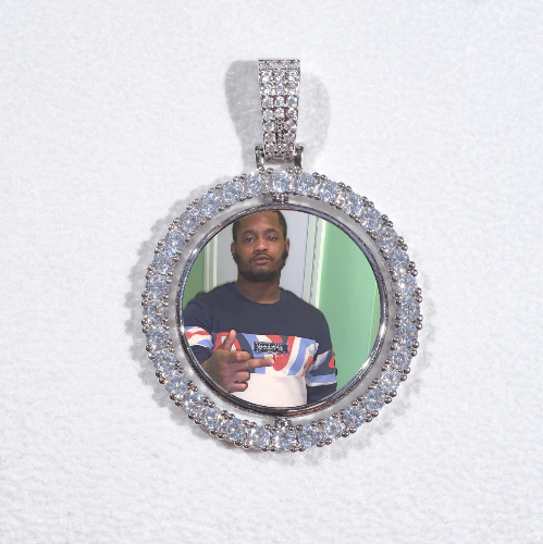 3D Spinning 2-Faced Custom Picture Pendant