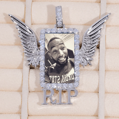 RIP WING 3D CUSTOM PICTURE PENDANT