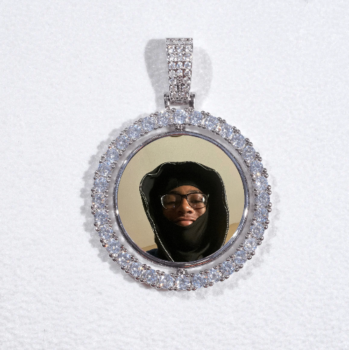 3D Spinning 2-Faced Custom Picture Pendant