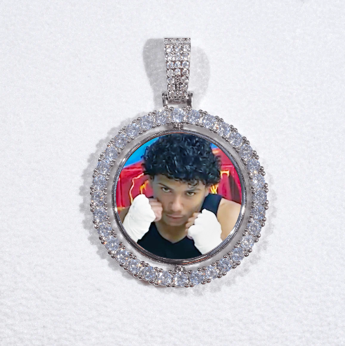 3D Spinning 2-Faced Custom Picture Pendant
