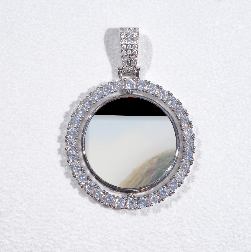 3D Spinning 2-Faced Custom Picture Pendant