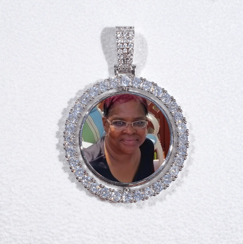 3D Spinning 2-Faced Custom Picture Pendant
