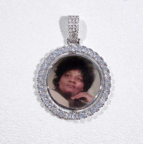 3D Spinning 2-Faced Custom Picture Pendant