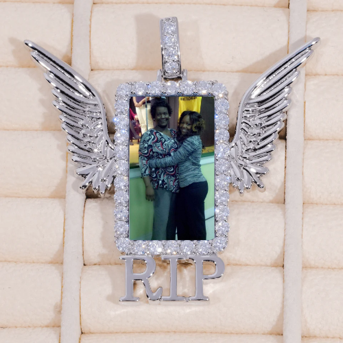 RIP WING 3D CUSTOM PICTURE PENDANT