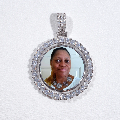 3D Spinning 2-Faced Custom Picture Pendant