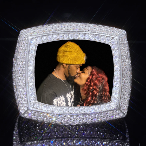 3D CUSTOM PICTURE ICED RING