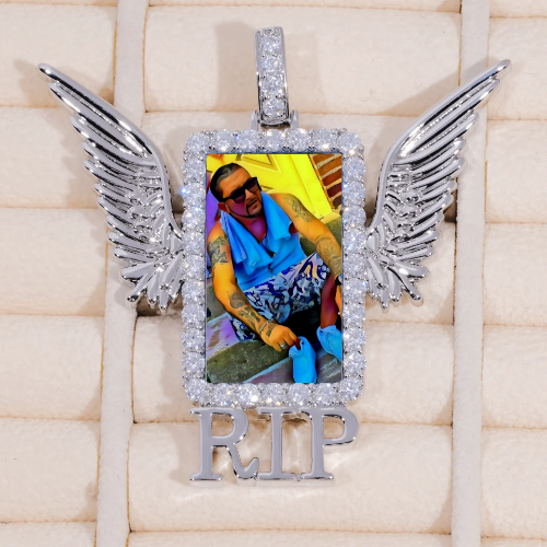 RIP WING 3D CUSTOM PICTURE PENDANT