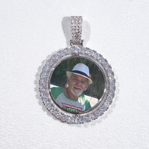 3D Spinning 2-Faced Custom Picture Pendant