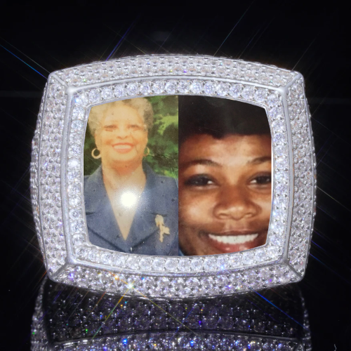 3D CUSTOM PICTURE ICED RING
