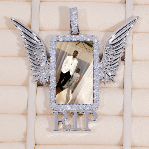 RIP WING 3D CUSTOM PICTURE PENDANT