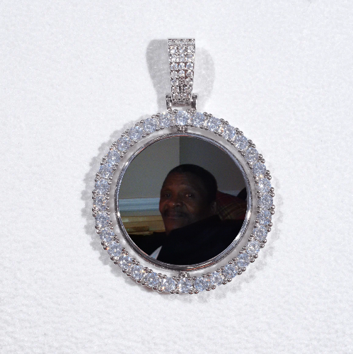 3D Spinning 2-Faced Custom Picture Pendant