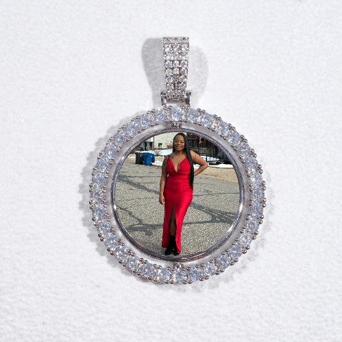 3D Spinning 2-Faced Custom Picture Pendant