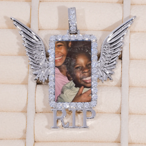 RIP WING 3D CUSTOM PICTURE PENDANT