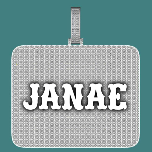 CUSTOM LETTER NECKLACE 3D BIG SQUARE