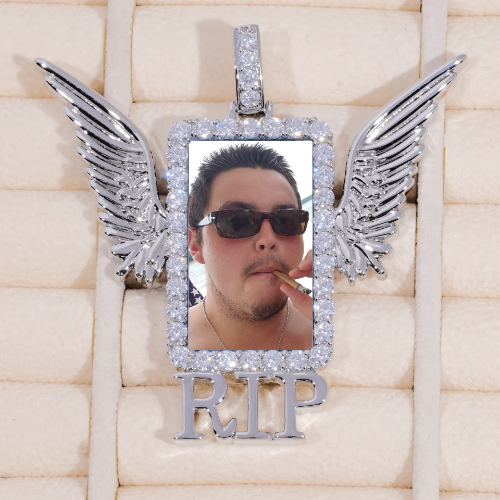 RIP WING 3D CUSTOM PICTURE PENDANT
