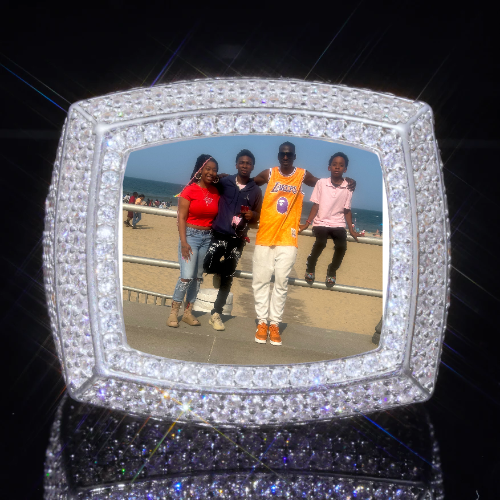 3D CUSTOM PICTURE ICED RING