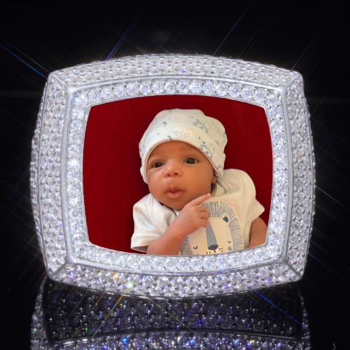 3D CUSTOM PICTURE ICED RING