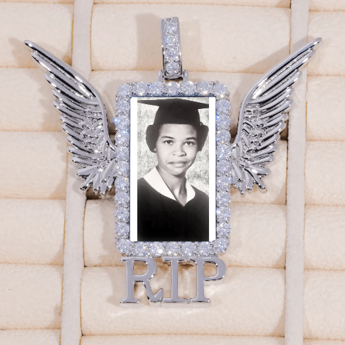 RIP WING 3D CUSTOM PICTURE PENDANT