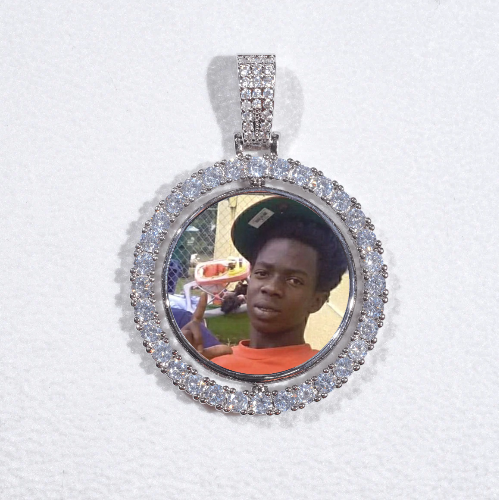 3D Spinning 2-Faced Custom Picture Pendant