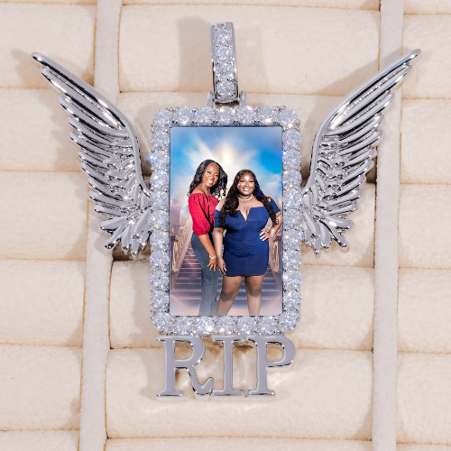 RIP WING 3D CUSTOM PICTURE PENDANT