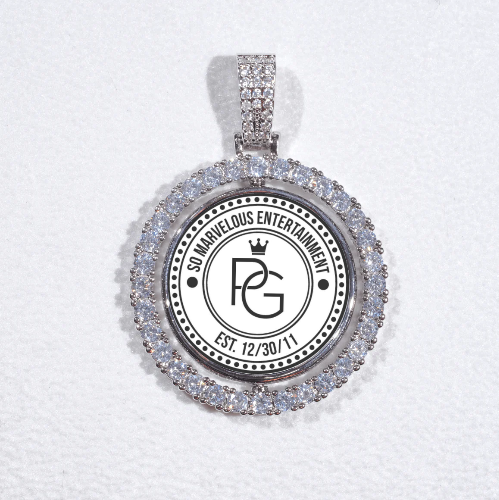 3D Spinning 2-Faced Custom Picture Pendant