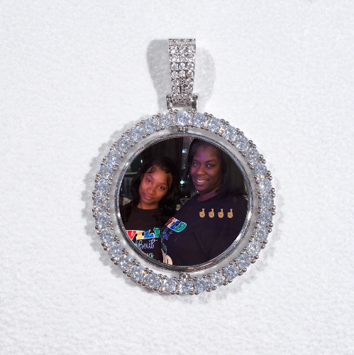 3D Spinning 2-Faced Custom Picture Pendant